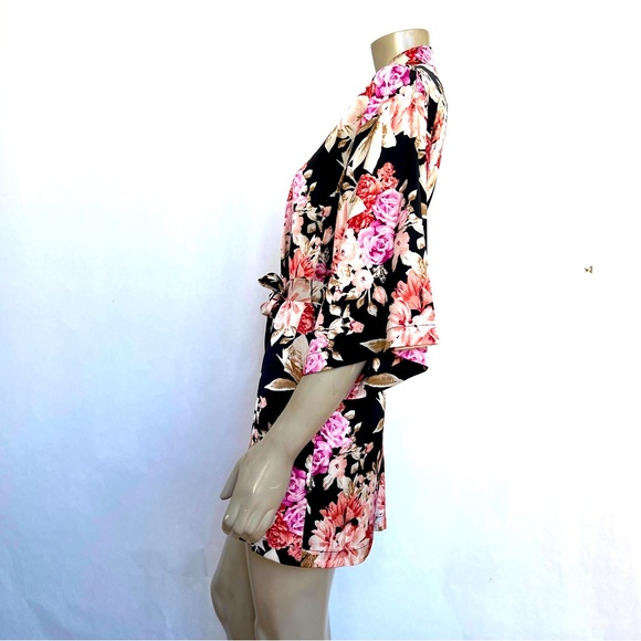 Floral Kimono Robe - Picture 3 of 9
